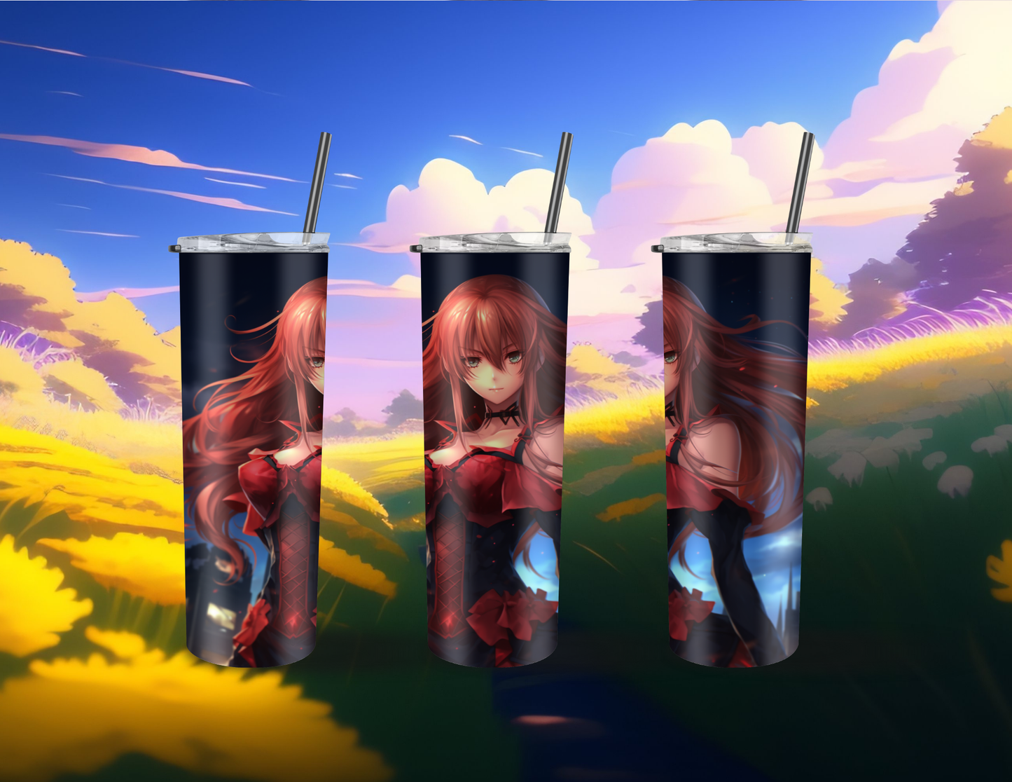 Sexy Demon Girl - 20oz Skinny Tumbler