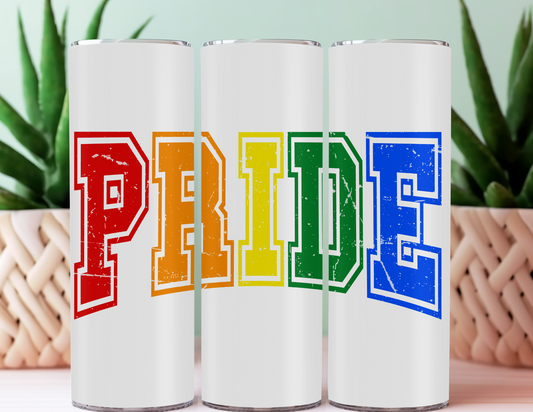 Pride 2025 Rainbow - 20z Tumbler