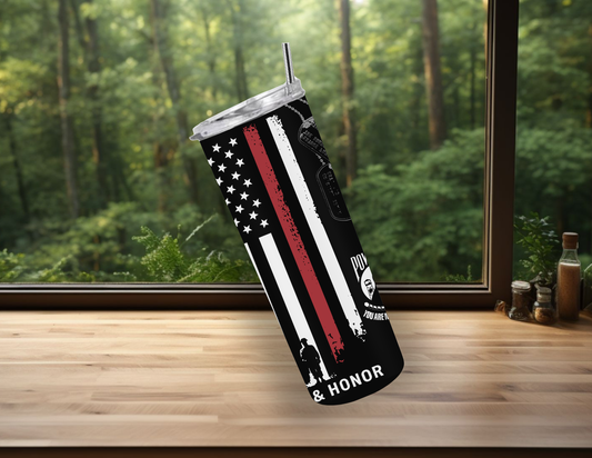 Memorial Day Remember & Honor Tumbler